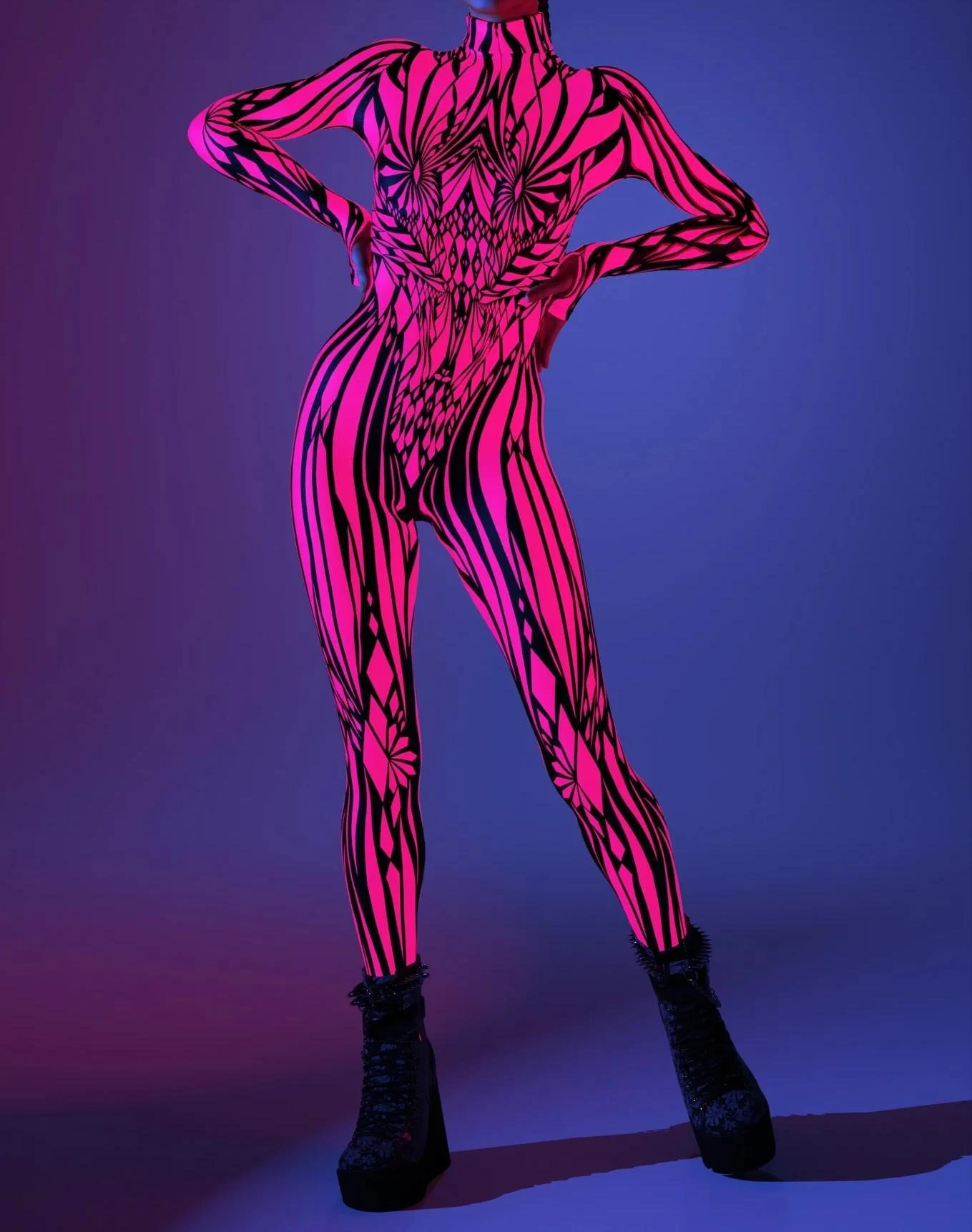 Title 14, New Tights 3D Digital One-piece Play Costume