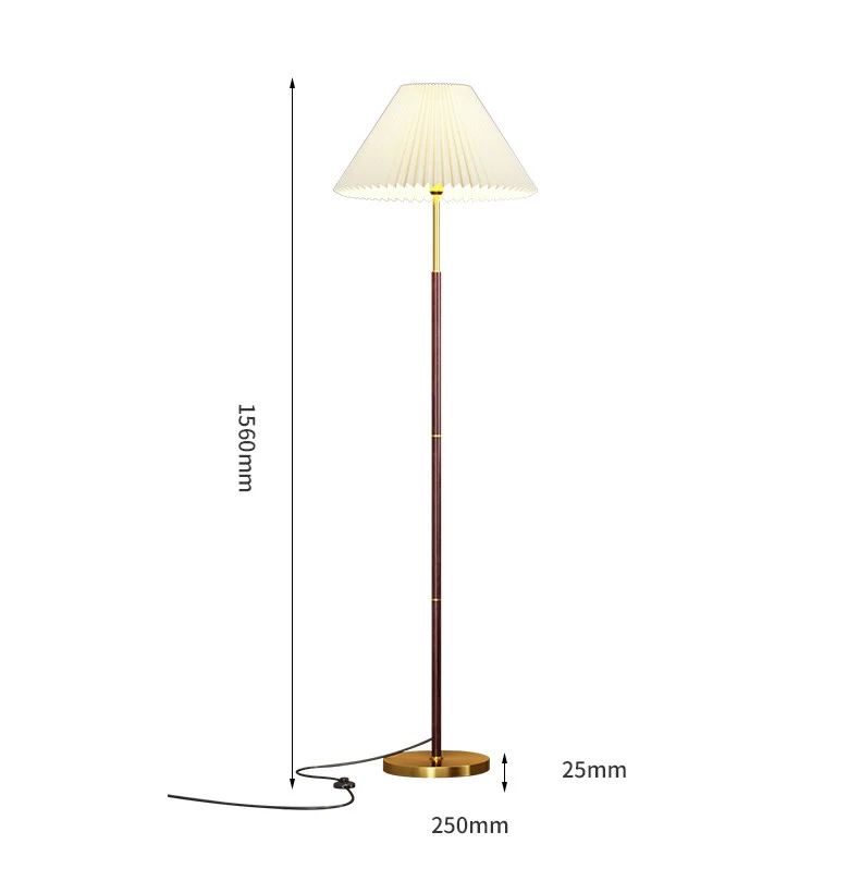 Title 1, Retro cloth upright desk lamp for living room s...