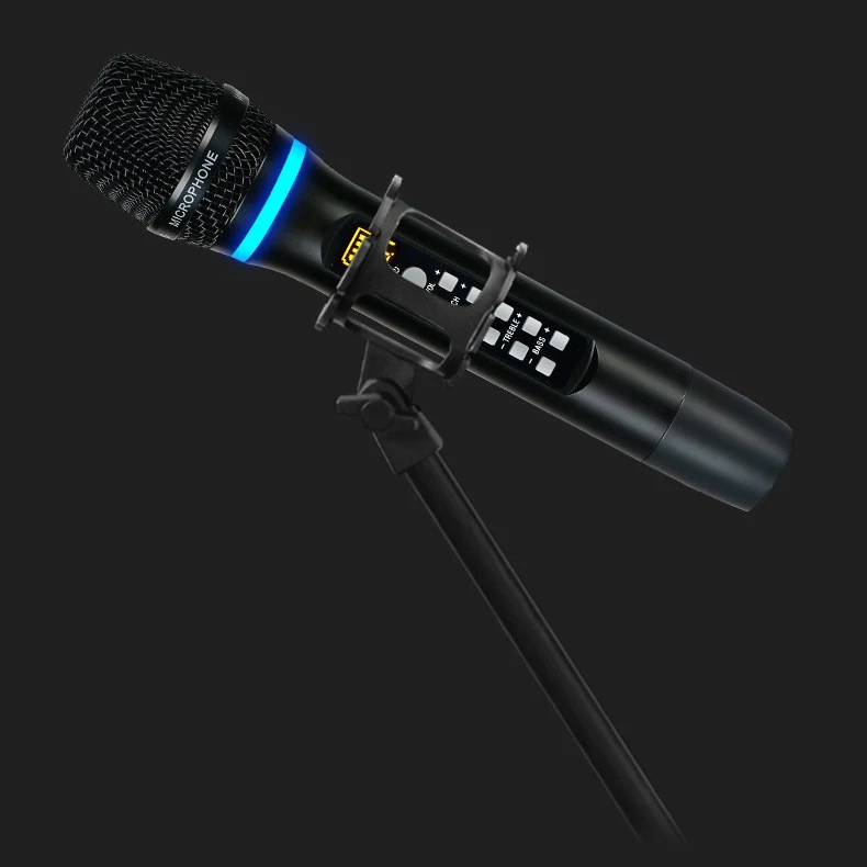 Title 3, Adjustable Frequency Wireless Microphone One to...