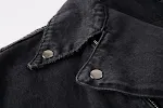 Thickened Punk Slim Denim Jacket for Men. Fitted denim coat, tough and stylish. Perfect for edgy and individual looks. T — photo 5