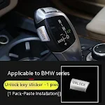 Unlock Button Gear decorative sticker to enhance your car's interior. Easy to apply, stylish design, and provides an ins — photo 2