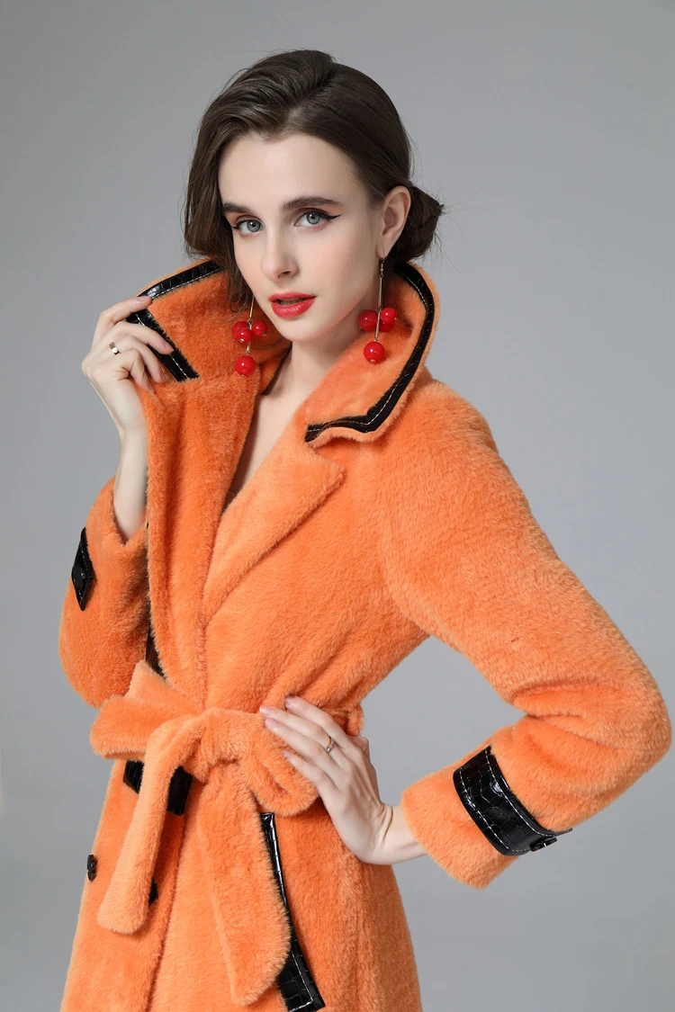Women's Solid Color Belted Suit Collar Slim Coat Jacket. A versatile and stylish outerwear piece designed to flatter and — photo 22
