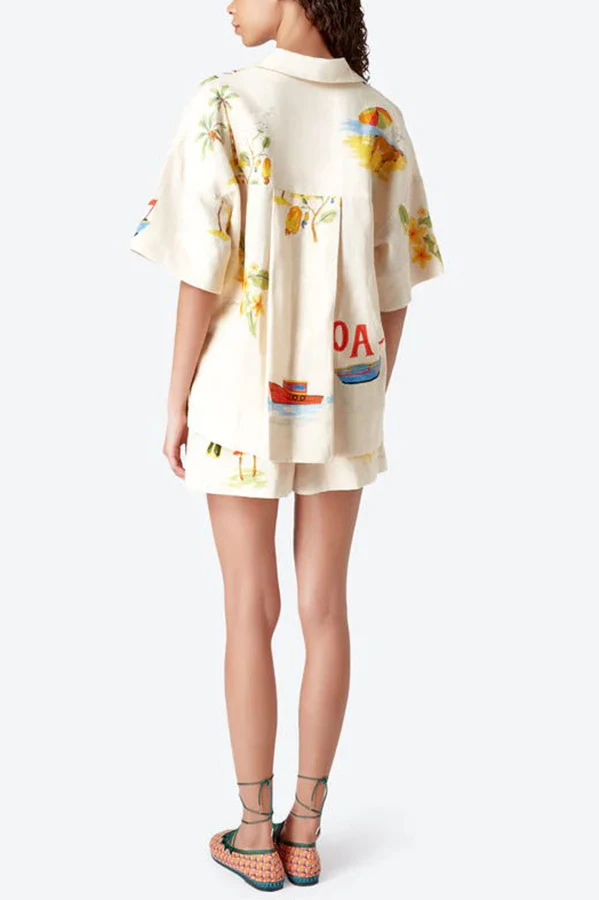 New Spring and Summer Vacation Flip Bat Sleeve Suit. Enjoy your holidays in comfort and style. Perfect for warm weather — photo 1