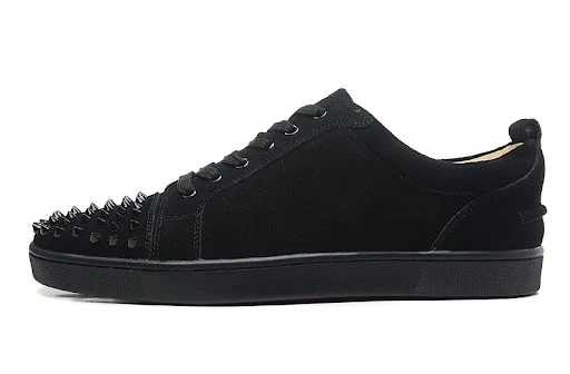 Title 5, Low-cut frosted-toe spiked sneakers offer super...