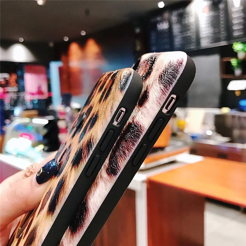 Title 5, Tide leopard print ring stand phone case for se...
