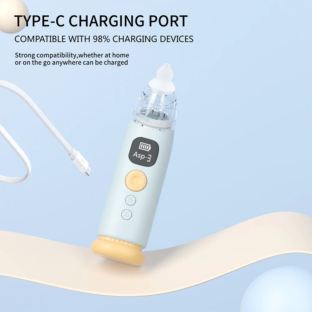 Title 5, Aspirador Nasal Elétrico para Bebês 3 Níveis de...