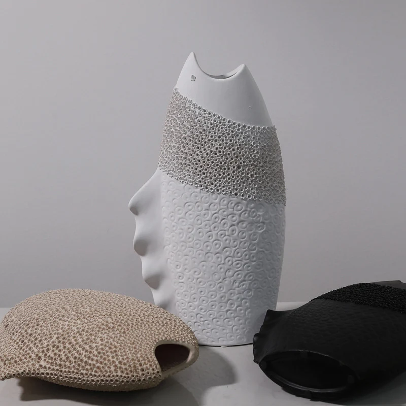 Title 2, Model Room Soft Decoration Handmade Ceramic Vas...