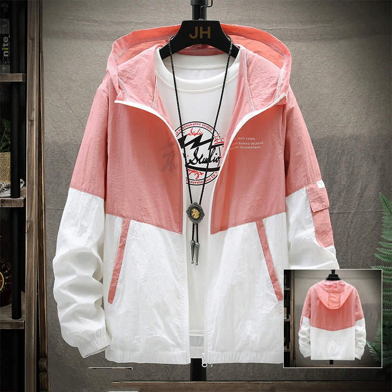 Title 6, Jaqueta com capuz masculina, ideal para clima f...