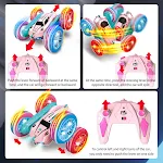 Remote Control Stunt Car with Lights, Light-Up Wheels, Swing Arm, and Double-Sided Rolling for Awesome Action and Fun — photo 7
