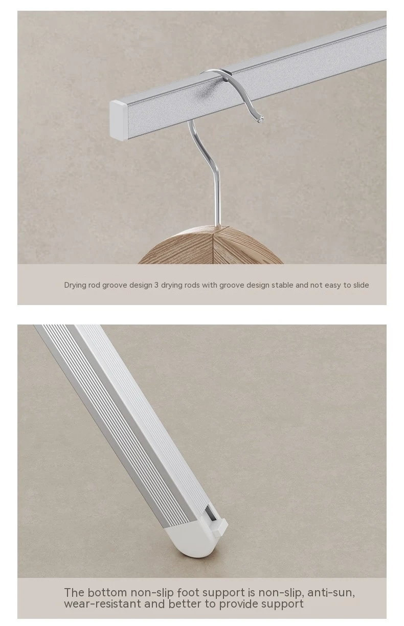 Varal retrátil de aço inoxidável para varanda, perfeito para viagens, compacto e resistente, fácil de instalar e usar, otimiza espaço. — foto 4