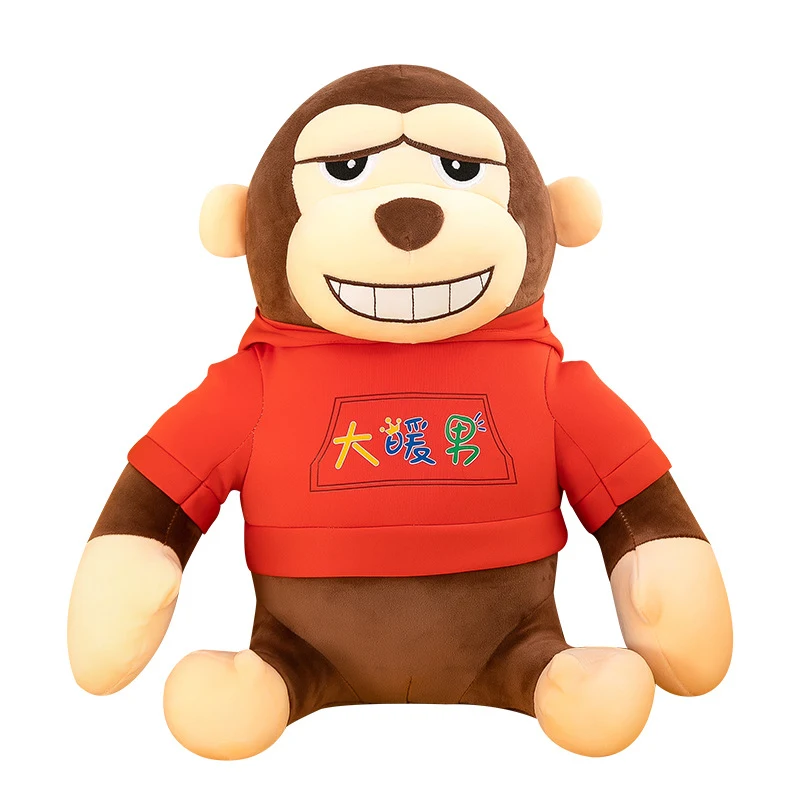 Big, Warm Male Orangutan Forest Zoo Doll, soft and cuddly, perfect for kids and animal lovers, a comforting and educatio — photo 2