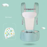 Sling para Bebê Respirável Quatro Estações com Assento de Cintura, Conforto e Segurança para Seu Pequeno, Leve e Prático — foto 1