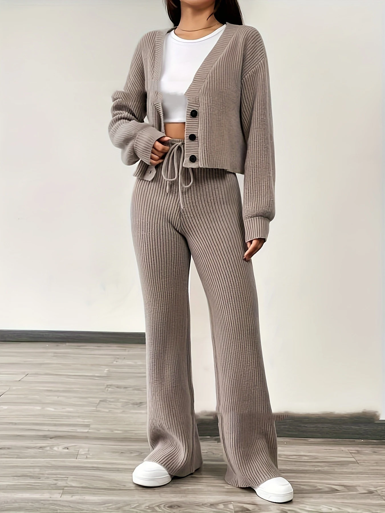 Title 7, Completo donna in maglia, nuova moda, comodo ed...