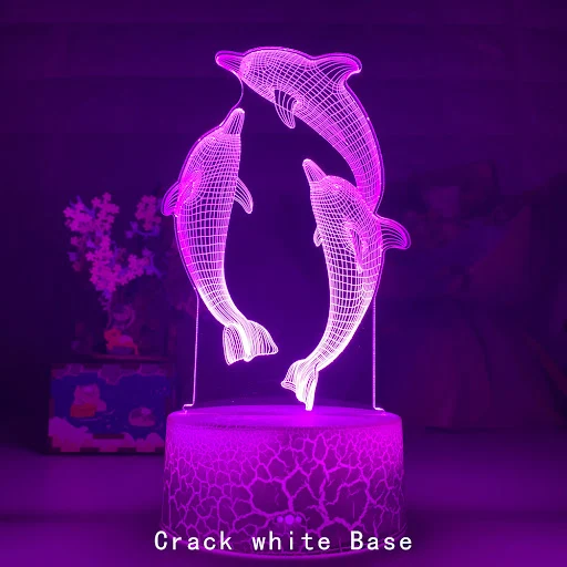 Title 8, Remote Touch Control 3D LED Night Light. Create...