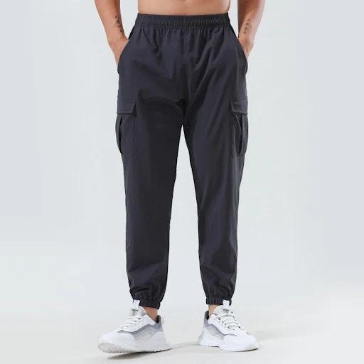 Title 3, Mens Outdoor Quick-Dry Pants Loose Woven Elast...