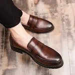 Heren casual geklede schoenen Stijlvol en comfortabel voor dagelijks gebruik. Veelzijdige en duurzame ontwerpen, ideaal voor elke casual gelegenheid. — foto 7