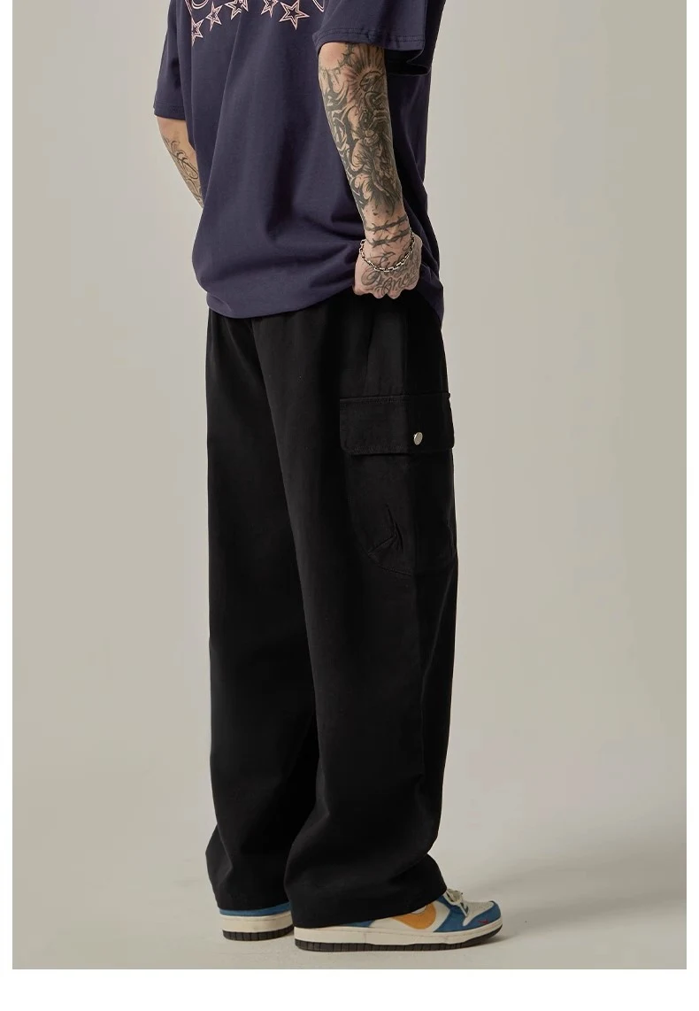 Retro Men's American Style Loose Casual Pants, providing comfort and a relaxed fit. Perfect for everyday wear, offering — photo 8