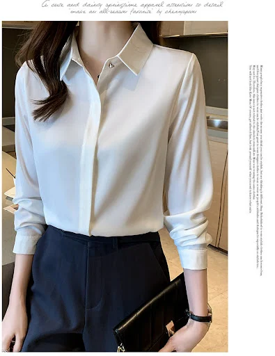 Title 2, Womens Fleece Thickened Warm Silk Shirt