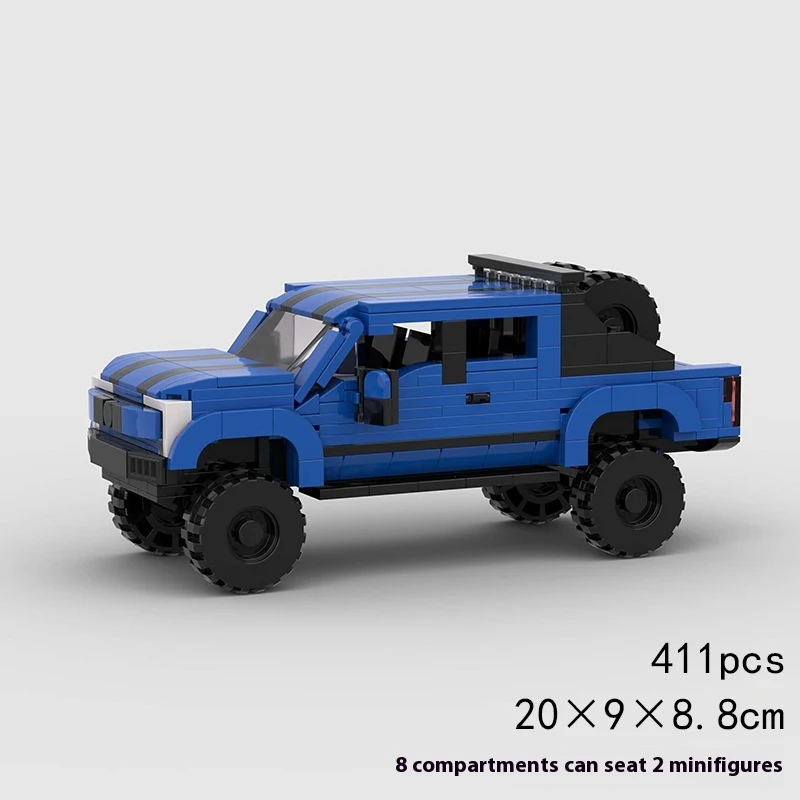 Title 8, Monte sua picape off-road MOC com blocos de con...