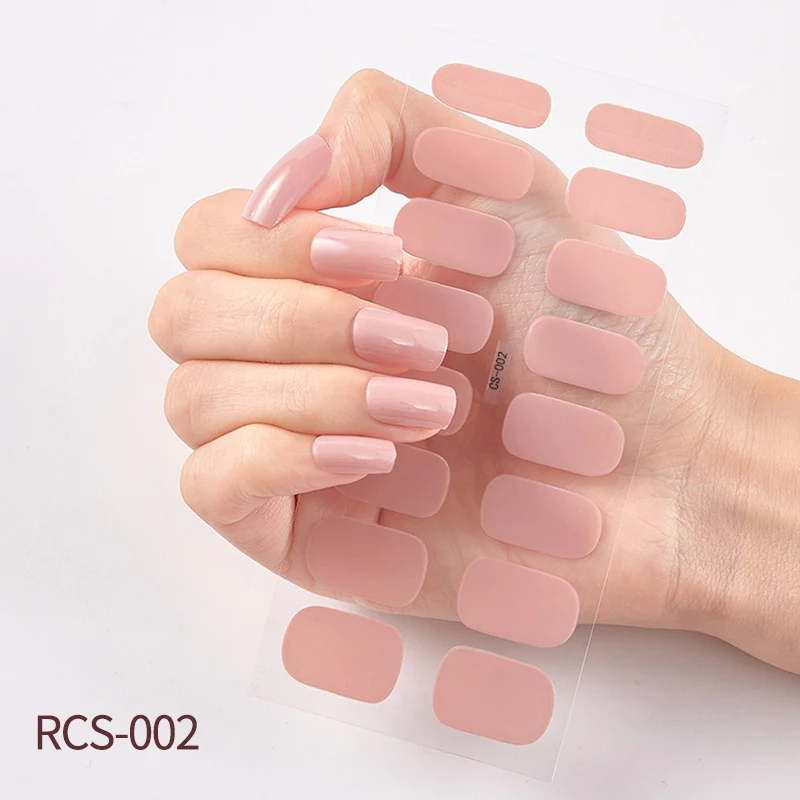 Simple waterproof nail stickers for long-lasting manicures. Easy to apply and water-resistant, perfect for a flawless lo — photo 30