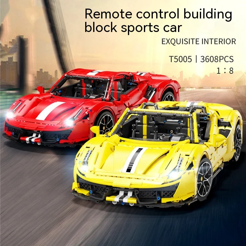 Sports Car Series Model Children Assembling Building Blocks Toys Build and Play Creative Fun Develops Motor Skills and I — photo 1