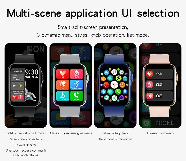 Title 6, D06 Color Screen Bluetooth Call Smart Watch Spl...