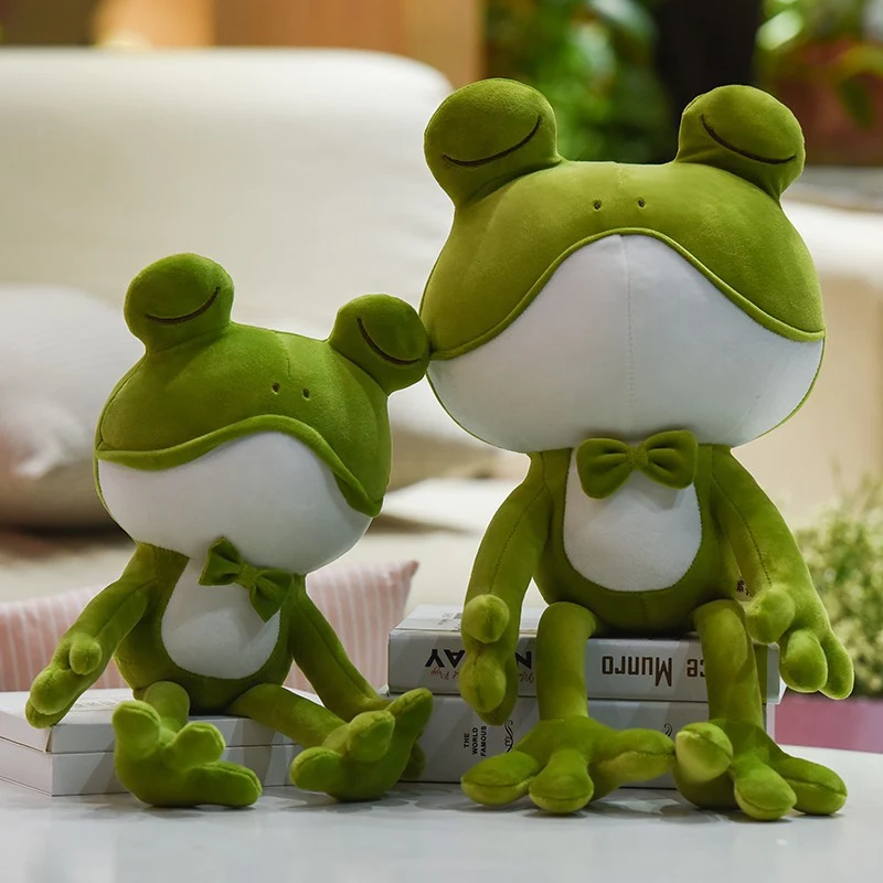 Title 5, Soft Frog Plush Toy Doll is Cute and Super Cute...
