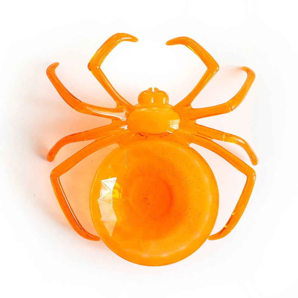 Title 4, Qingdi Skull Spider Candy Plate Halloween Decor...