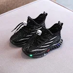 Zapatillas LED Fly-knit para Niñas y Zapatos Casuales para Niños con Suela Blanda y Transpirable, Cómodos. — foto 12