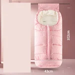 Edredom espesso e quente para bebês recém-nascidos no inverno Mantenha seu bebê aquecido e confortável com este edredom macio e aconchegante. — foto 2