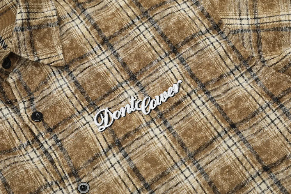 Camisa casual solta Old Fried Flower Burr — foto 8