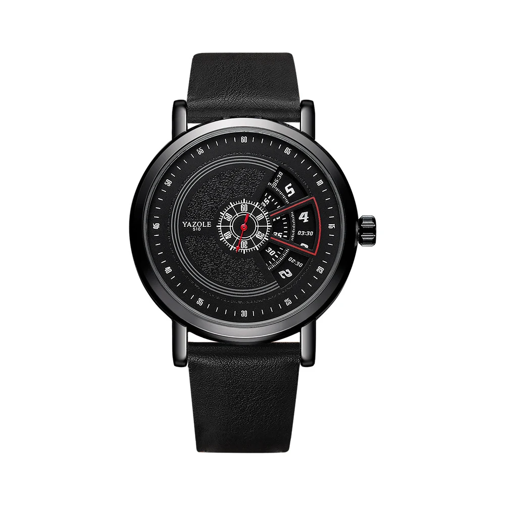 Title 3, Mens Watch Turntable Waterproof Mens Quartz W...