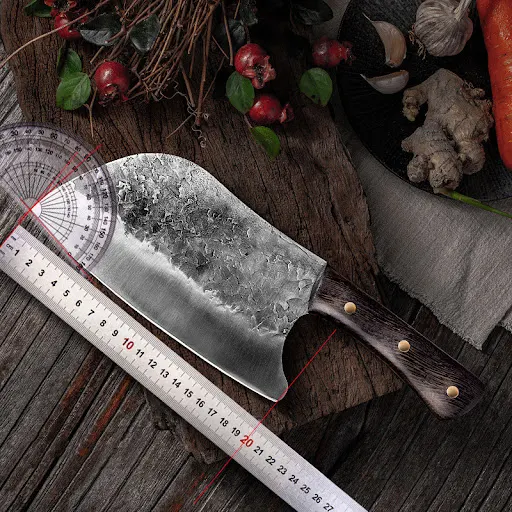 Title 6, Traditional hand-forged kitchen knives for chef...