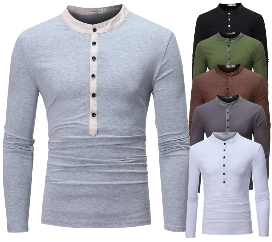 Title 8, Lange Casual T-shirts voor Jonge Mannen, Twee-i...