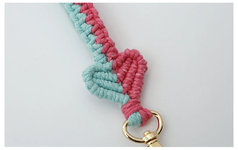 Title 1, Llavero de pulsera bohemio tejido a mano, práct...
