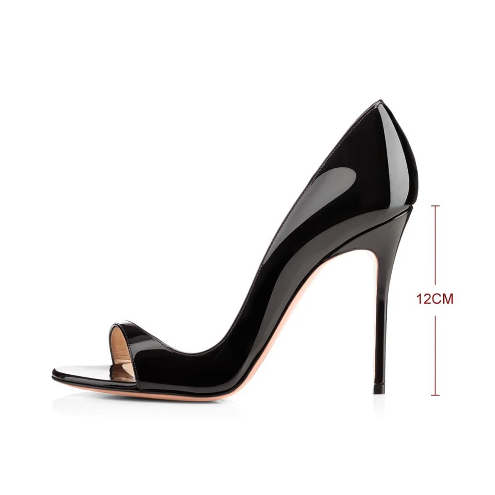 Title 3, Pure Color Gradient Patent Leather Fashion Stil...