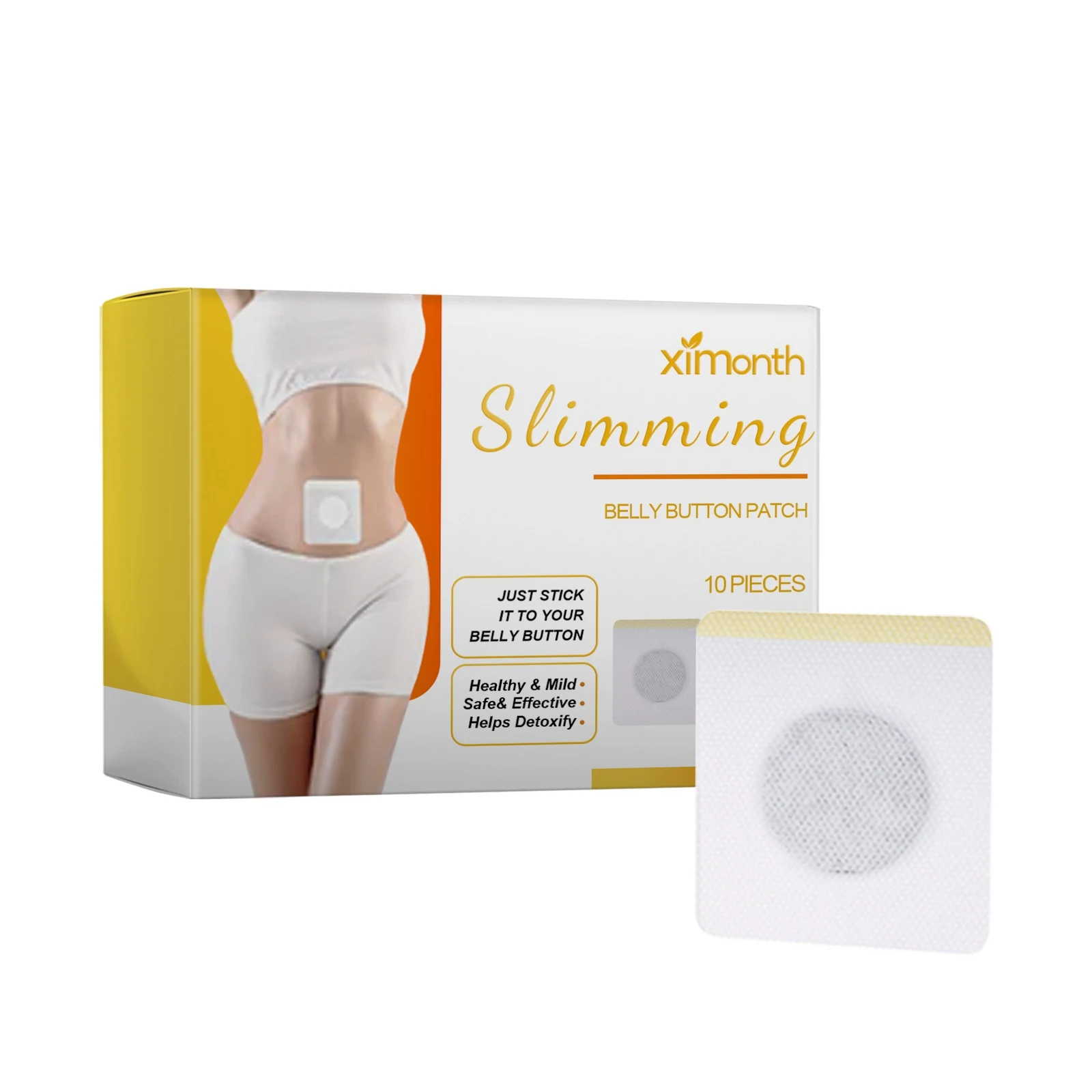 Afslankende Body Shaping Patch Vormgevende pleisters voor een slanker figuur Vermindert vet en cellulitis Eenvoudig en discreet in gebruik — foto 1
