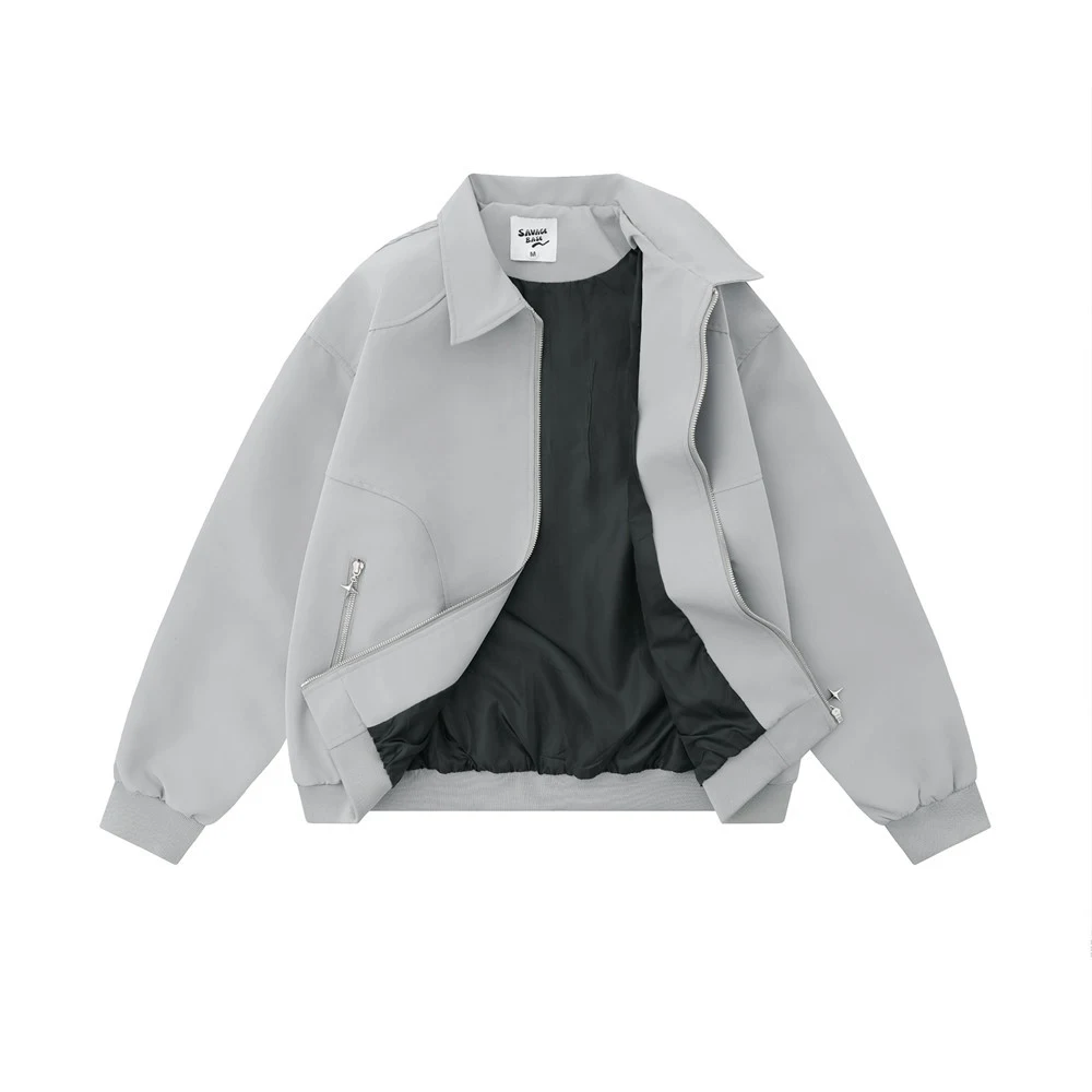 Men's Design Zipper Pocket Versatile Loose Jacket – Perfect for casual wear, offering comfort and style with its relaxed — photo 15