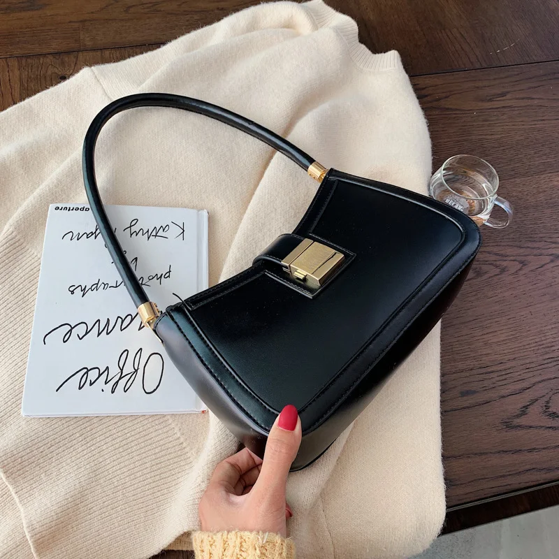 Bolsa de ombro feminina francesa de nicho, textura e moda nova, combinação perfeita para looks elegantes e versáteis no dia a dia — foto 2