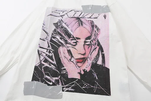 Title 4, Round neck pullover terry long sleeve T-shirt