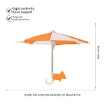 Orange White Toy Umbrella