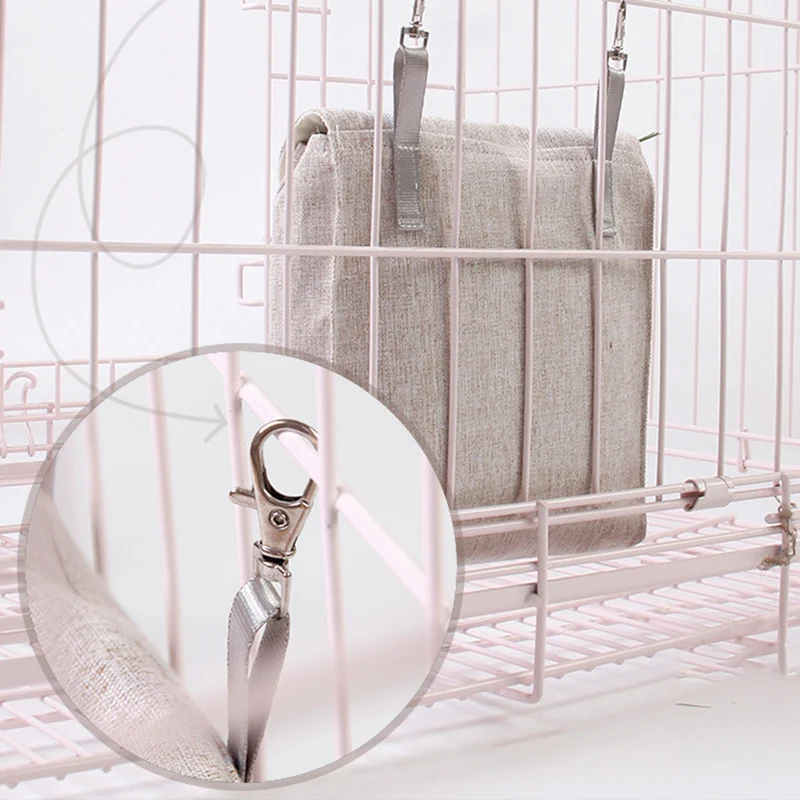 Title 6, 1PC Hanging Pouch Feeder Hay Bag Holder with Ho...