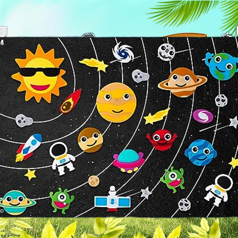 Children's Early Education 3DIY 3D Felt Game Pack Boosts Creativity and Learning Skills DIY Educational Toy for Kids Fun — photo 17