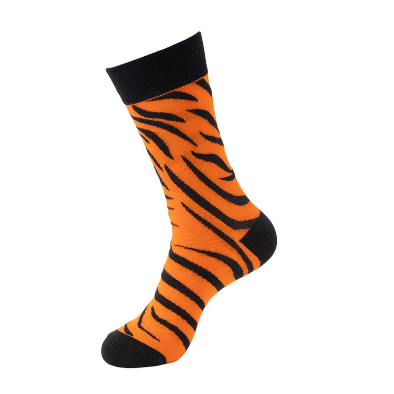 Animal Colorful Skull Print Cotton Middle Tube Socks — photo 6
