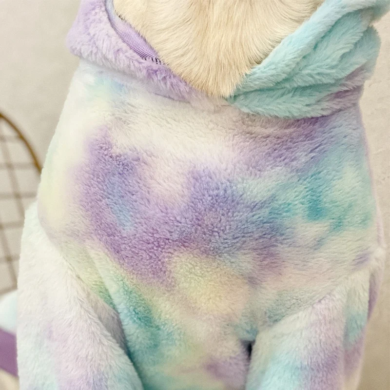 Ropa Tie Dye Grande para Perros Cálida Comodidad y Estilo para tu Mejor Amigo Ropa de Abrigo Ideal para Perros Grandes en Diversos Colores — foto 5