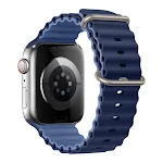 Pulseira de silicone marinho para relógio ultra 41mm 45mm 49mm. Conforto e durabilidade, à prova d'água, ideal para esportes aquáticos. — foto 19