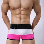 Boxer da nuoto da uomo in poliestere. Asciugatura rapida, ideali per piscina e mare. Comodi e resistenti, perfetti per l'estate. — foto 9