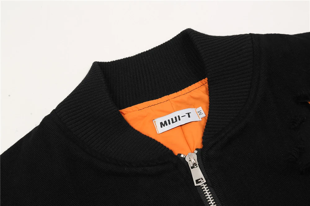 Zipper Cardigan Loose Stand-up Collar Baseball Uniform offers comfort and style, perfect for casual wear and a sporty, r — photo 4