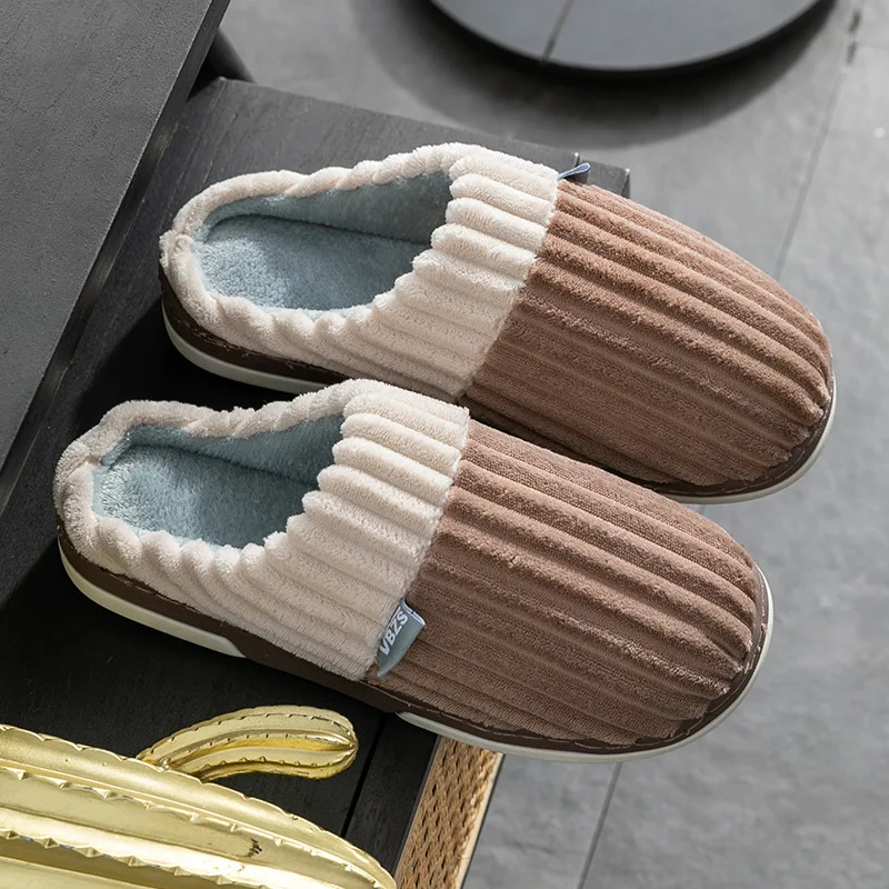 Women's Cotton Slippers Autumn and Winter Indoor Home Shoes, Confinement, Low Sole, Cozy and Warm, Perfect for Relaxing — photo 4
