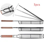 Stainless Steel Mesh BBQ Grill Tools Kitchen Accessories. Enjoy even cooking and easy cleanup. Durable tools for perfect — photo 3